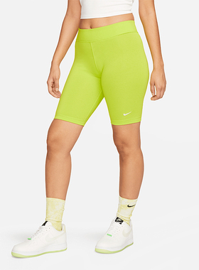 Nike/耐克正品夏季新款女士跑步训练骑行紧身短款CZ8527-321