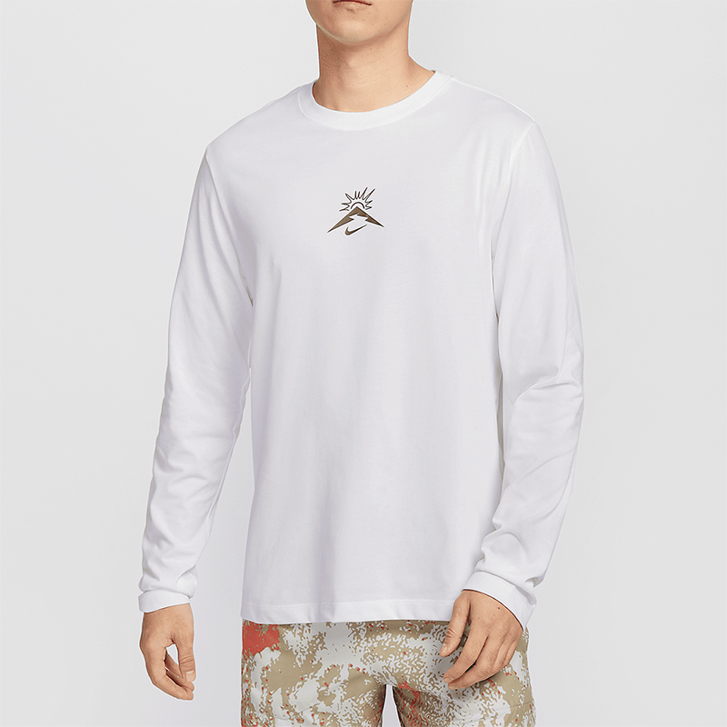 Nike/耐克正品秋冬新款男士图案印花宽松简约长袖HJ3602-100