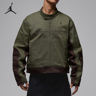 Nike/耐克正品JORDAN男士立领运动日常赛车外套HV1049-222