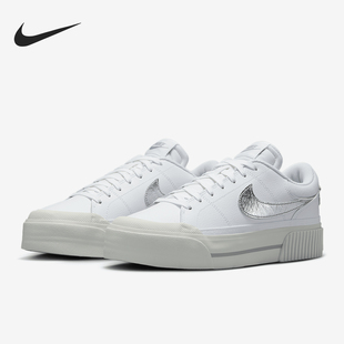 女士低帮休闲运动厚底板鞋 Nike 耐克正品 25新款 100 HQ2307