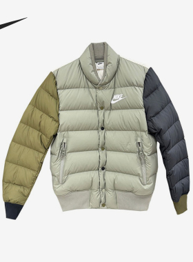 Nike/耐克正品新款男女浅灰绿色保暖休闲经典羽绒服IB4499-053