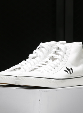 Adidas/阿迪达斯正品三叶草 NIZZA HI男女轻便休闲板鞋 FW8351