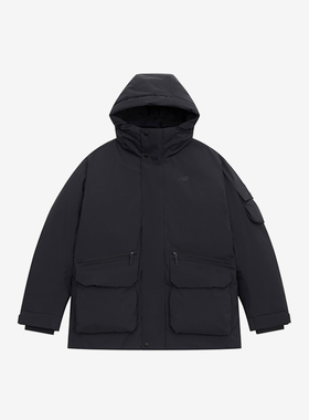 New Balance/NB正品冬季新款男子经典保暖连帽羽绒服NPE41331-BK