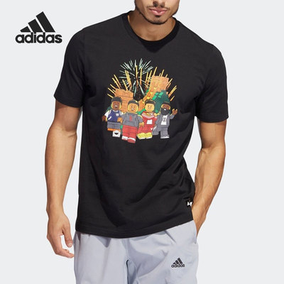 Adidas/阿迪达斯官方正品当季新款男子运动休闲短袖T恤HE0864