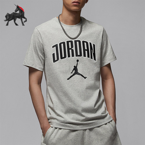 Nike/耐克正品JORDAN男士柔软经典圆领运动透气短袖HQ0010-050
