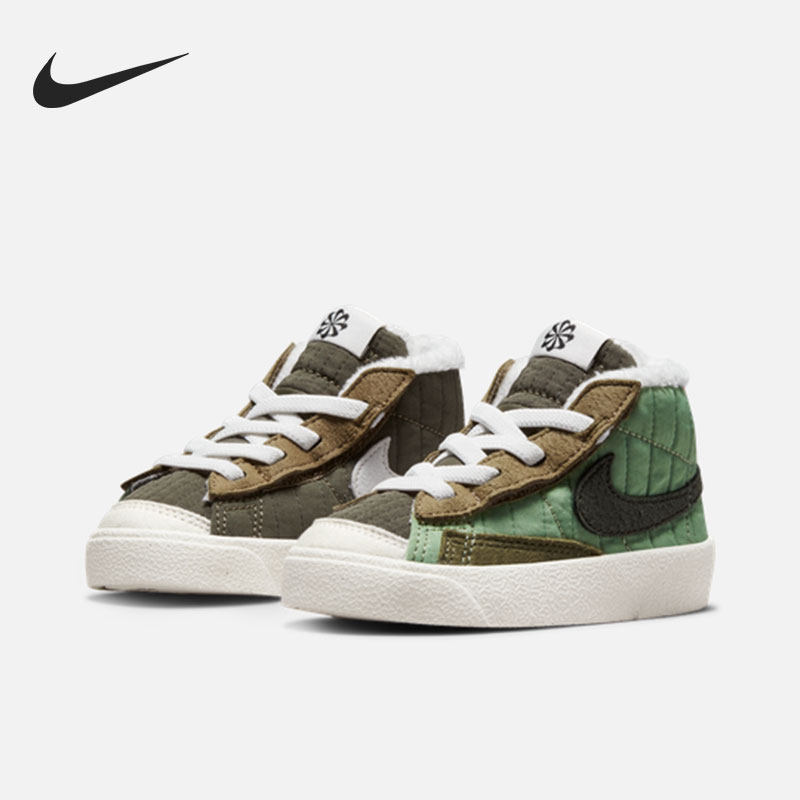 Nike/耐克正品 BLAZER MID '77 BT 婴童加绒中帮运动鞋DO5218-331