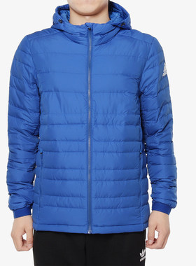 Adidas/阿迪达斯正品CW NUVIC JKT 男子休闲运动轻薄羽绒服BQ8558
