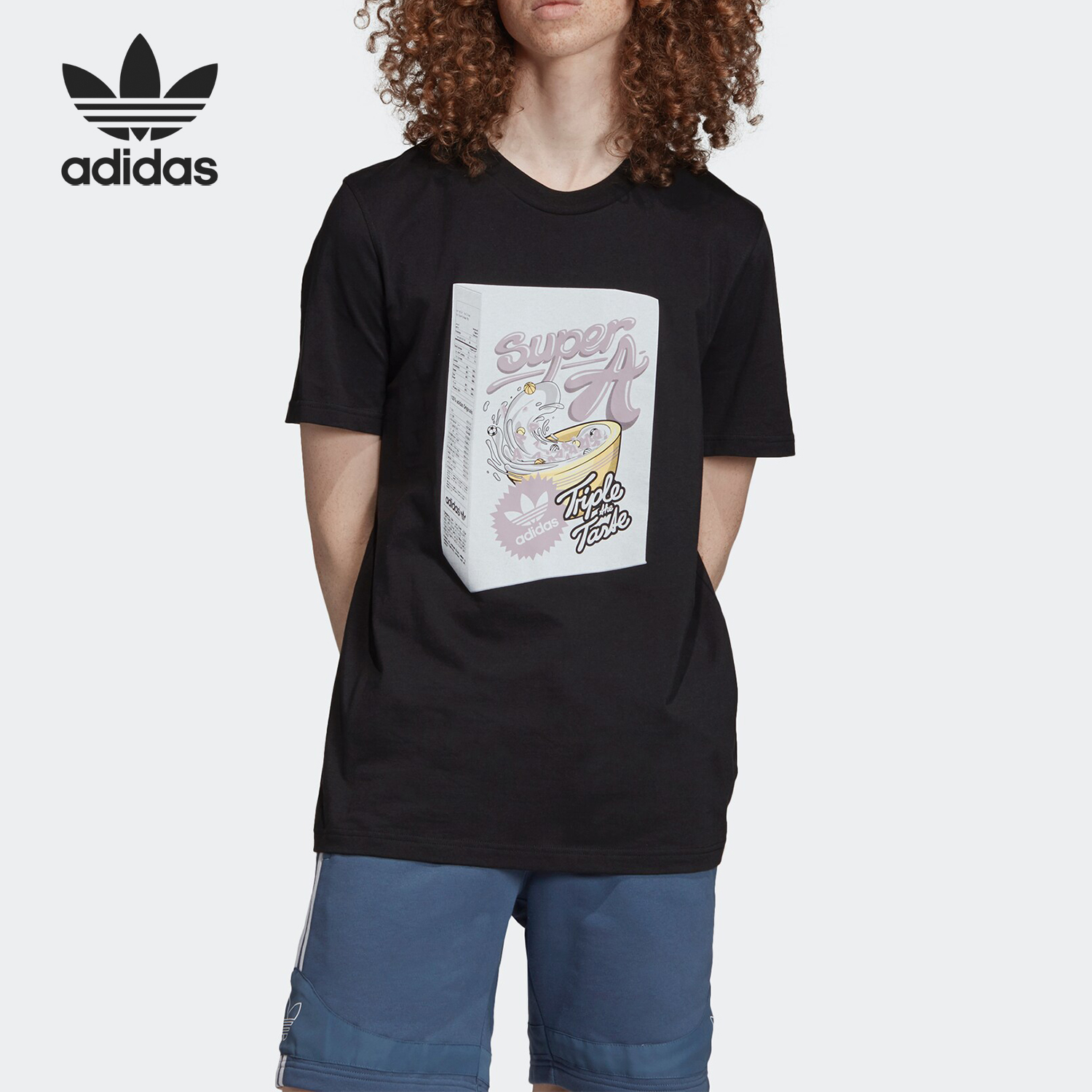 阿迪达斯官方正品男士运动短袖