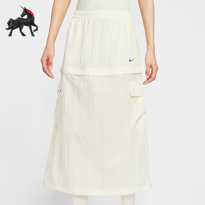Nike/耐克正品夏季女士户外时尚休闲透气中长款半身裙IH9275-047