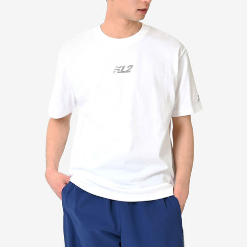 New Balance新百伦正品男士透气短袖圆领运动T恤MT61Q79L-WT