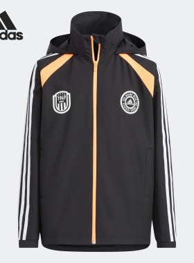 Adidas/阿迪达斯官方正品当季新款大童运动连帽夹克外套HM5255