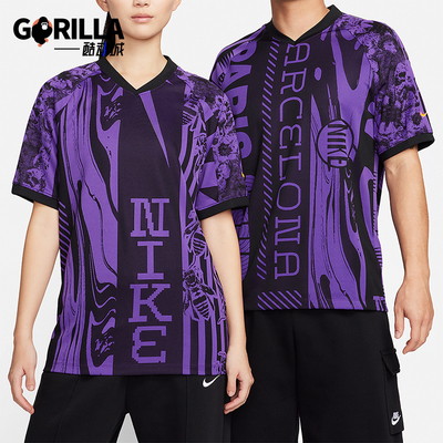 Nike/耐克正品夏季男女透气宽松复古时尚印花短袖T恤FN2394-011