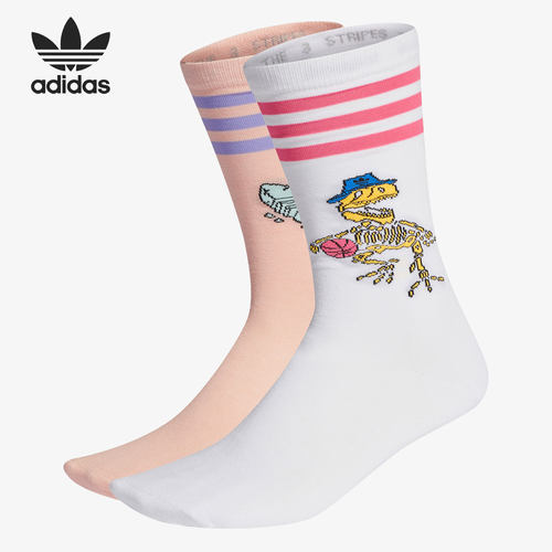 阿迪达斯正品男女中筒袜