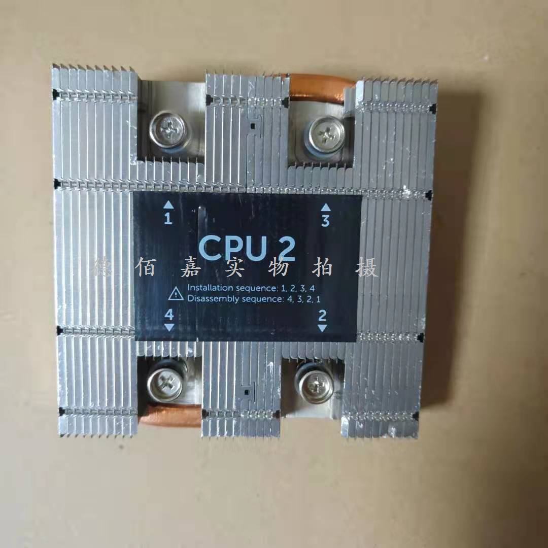 全新 戴尔/Dell Fc630 104mm CPU 2 散热器 散热片 JR3TG