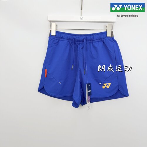 26新款YONEX/尤尼克斯短裤国羽系列女款运动短裤速干2208526BCR