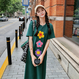 23年夏简单洋气有活力直筒宽松T恤连衣裙267-6119P105控148，女装连衣裙，浙宝267