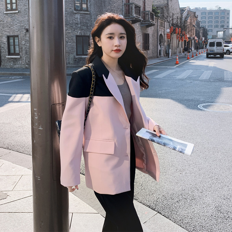 现货2024年秋季新款撞色西装女267-6029P120178，女装西装，浙宝267