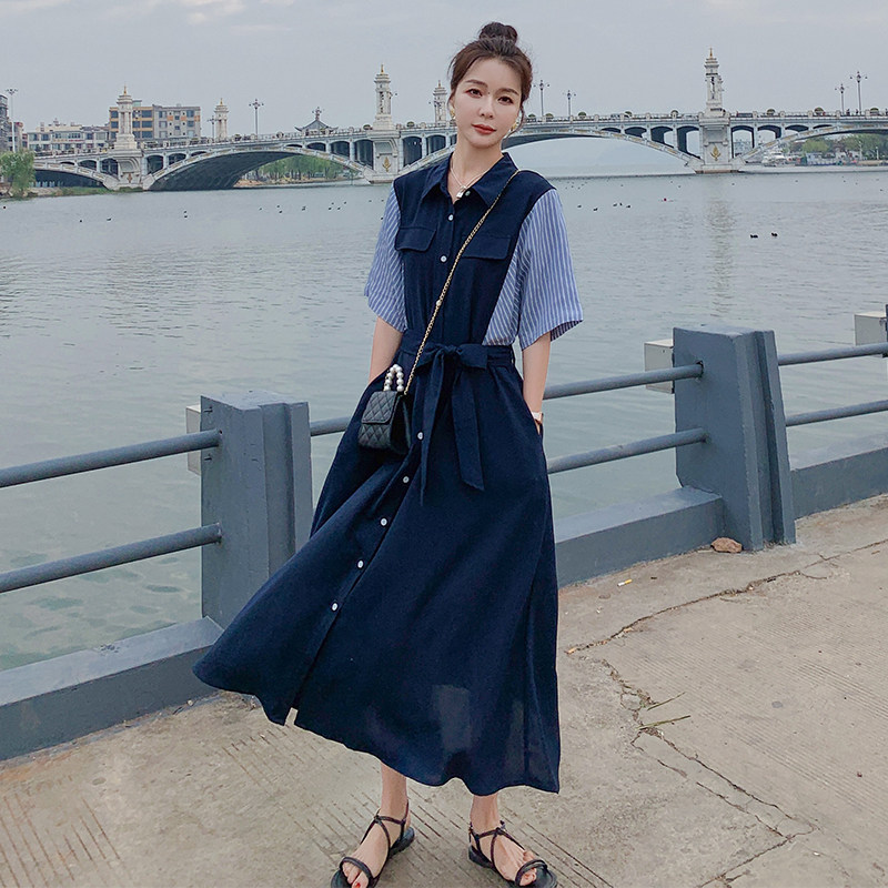 现货2024年夏季连衣裙女267A332P100K158,女装连衣裙,浙宝267