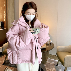 新品90白鸭绒23年冬季新款羽绒服267-6205P275控398图片