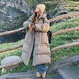 加厚保暖长款羽绒服女2025冬季新款过膝高级感超好看90白鸭绒外套，女装羽绒服，浙宝267