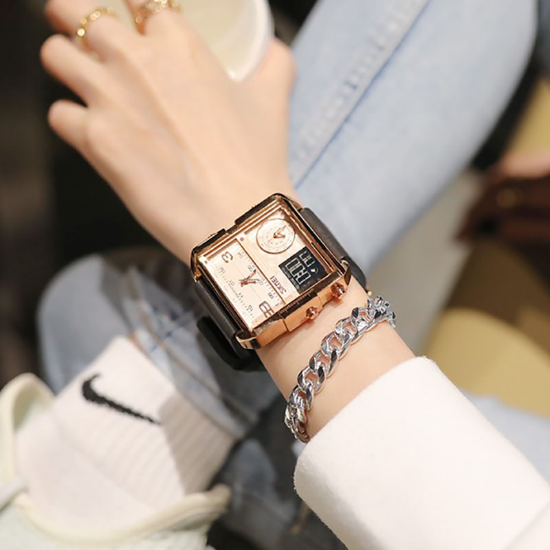 气质女式防水计时轻奢潮女士手表