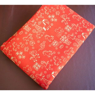 卡通布料细帆布布料diy手工印花布料包包布料可爱桌布宿舍马年财