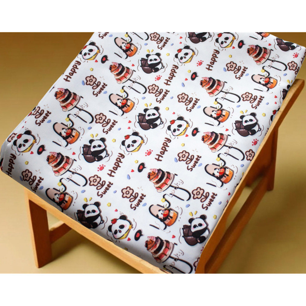 卡通布料细帆布印花手工diy面料沙发套布料包包宿舍桌布甜品熊猫,居家布艺,海绵垫/布料/面料/手工diy,淘宝优惠券,粉丝福利购,淘宝优惠卷