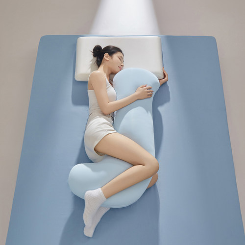 梦晚寻高弹丝棉夹腿托腹抱枕
