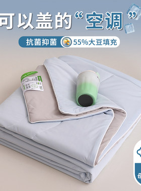凉感A类锦氨170克大豆抗菌夏被