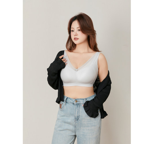 DM100大码百分百女装夏季200斤微胖mm薄杯文胸抗螨抑菌遮副乳