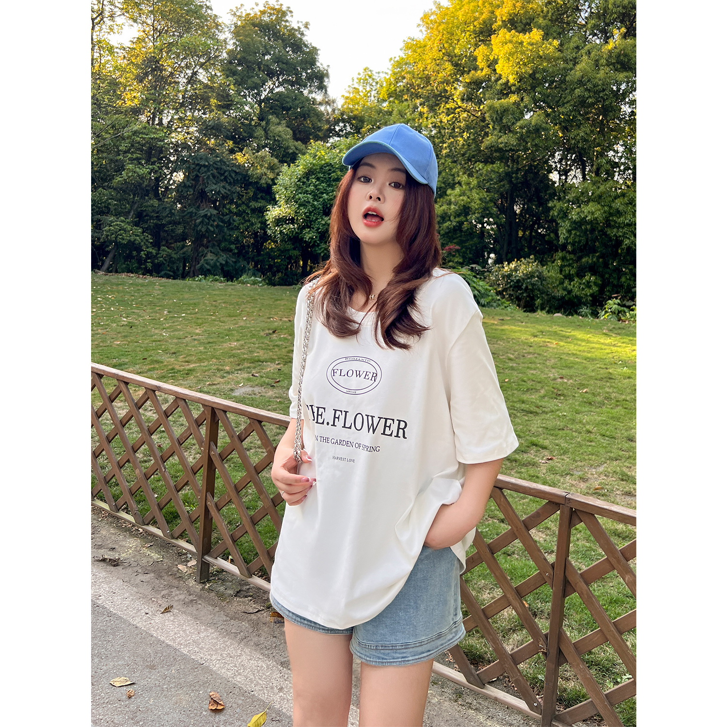 蕾丝半裙T恤半身裙套装