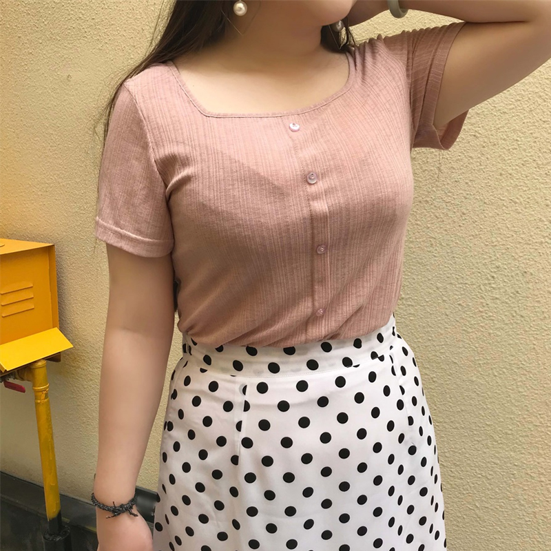 ×ÔÖÆ´óÂëÅ®×°ÏÄװпîÅÖmm·½Á챡¿îÕëÖ¯ÉÀ¼òÔ¼µ¥ÅÅ¿ÛÏÔÊݶÌÐäTÐô