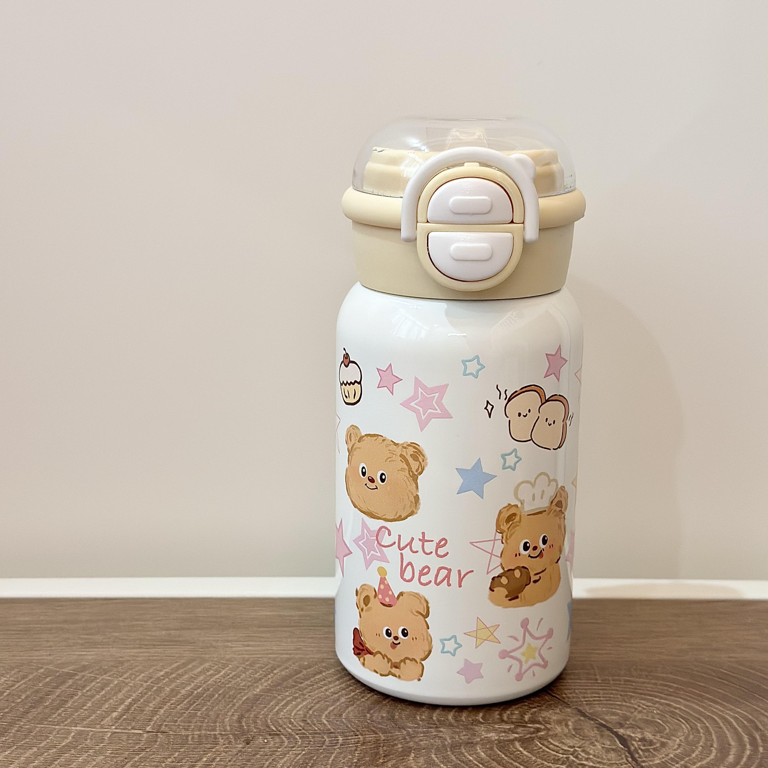 黄油小熊可爱316不锈钢保温杯