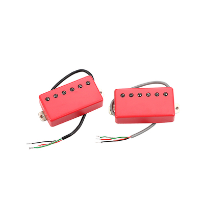 AInicov电吉他拾音器 老郝手工拾音器  红色哑光吉他双拾音器
