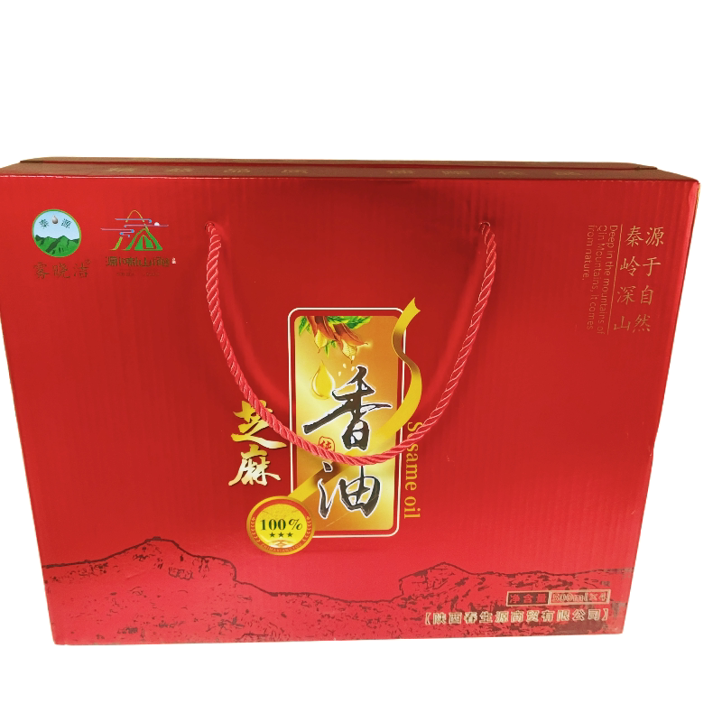 陕西商洛山阳特产农家纯正芝麻油小磨香油凉拌菜煮汤火锅