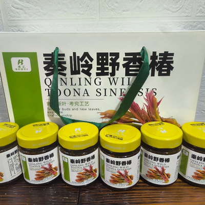 陕西商洛山阳特产2026年新香椿芽野香椿下饭菜腌制夹馍菜年货礼盒