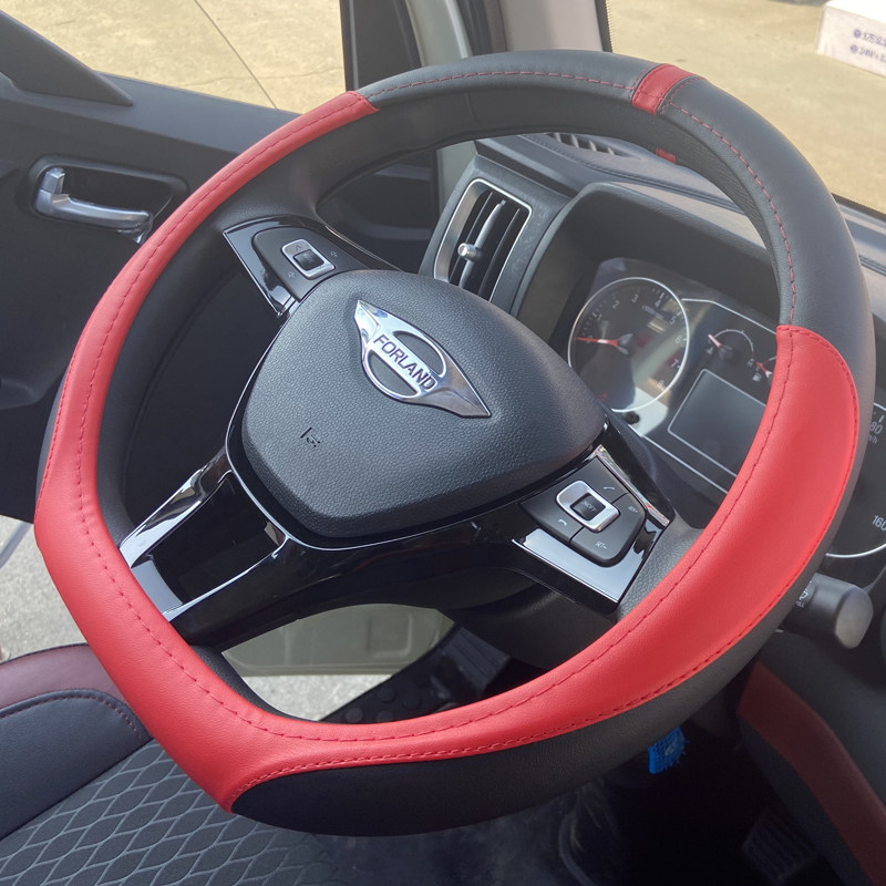 福田时代领航S1M5单双排货车平底方向盘套金刚S1自卸车专用把手套