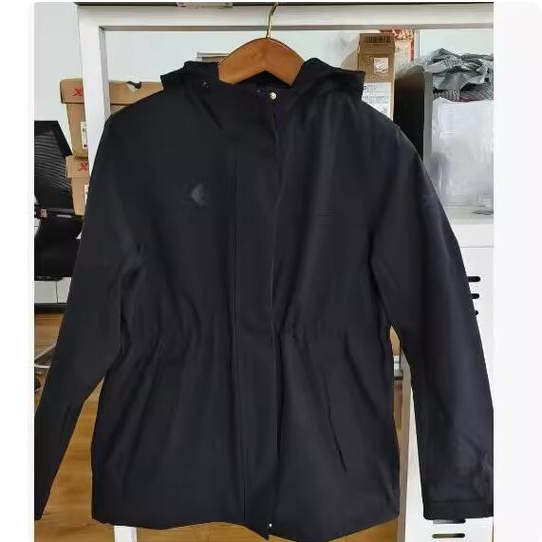 特步女款薄棉服2025冬季新款中长款防风保暖女外套975428 170533