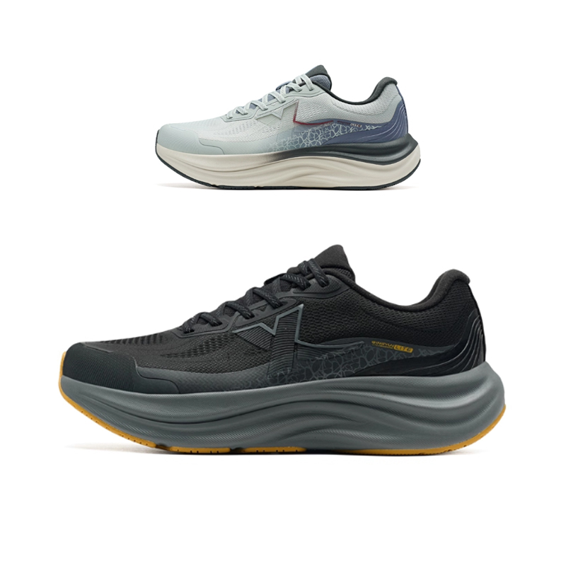 特步青云LITE男跑鞋2025冬新款轻便透气缓震运动鞋975419 110029