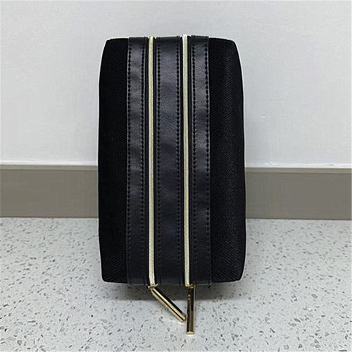 赫莲娜大容量双拉链化妆包