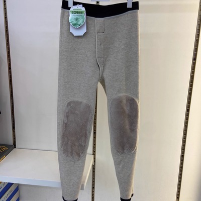 272秋冬新款男士中加厚一体加绒带护膝羊毛裤高腰打底保暖裤衬裤