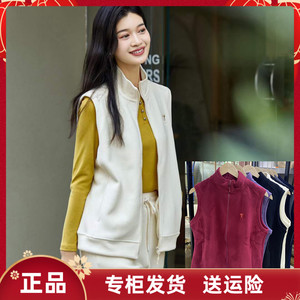 她炽绒磨磨马甲奥粒绒加厚休闲无袖外套拉链开衫2380-1女男秋冬季