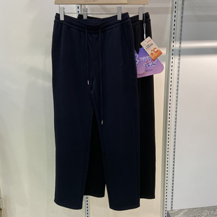 森媛小蓝莓25029秋冬男款加薄绒厚直口磨毛一体绒运动休闲长裤子