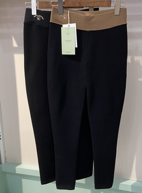 南极奈尔6826高腰弹力加绒加厚打底一体裤保暖裤女士修身秋冬黑色