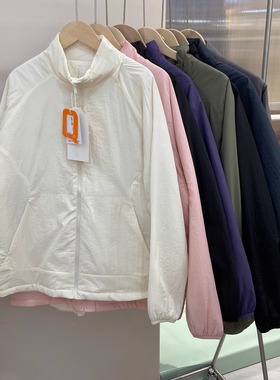 俏丽人5165秋冬男女薄棉袄轻暖保暖外穿上衣夹克拉链立领外套5166