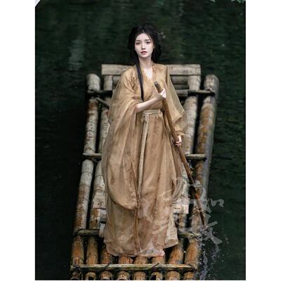 清冷系汉服女晋制魏晋风直裾
