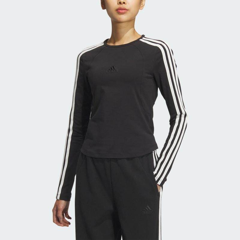 断码清仓Adidas/阿迪达斯正品女士运动户外休闲长袖短袖T恤JN0755
