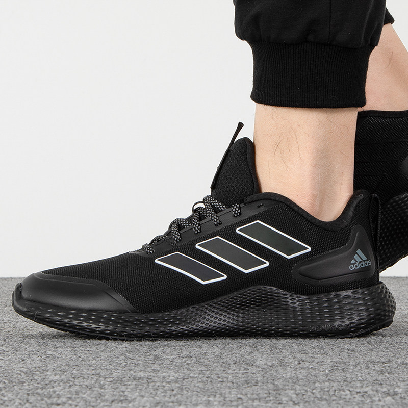 adidas阿迪达斯男鞋秋季新款黑武士运动鞋bounce缓震跑步鞋H03587