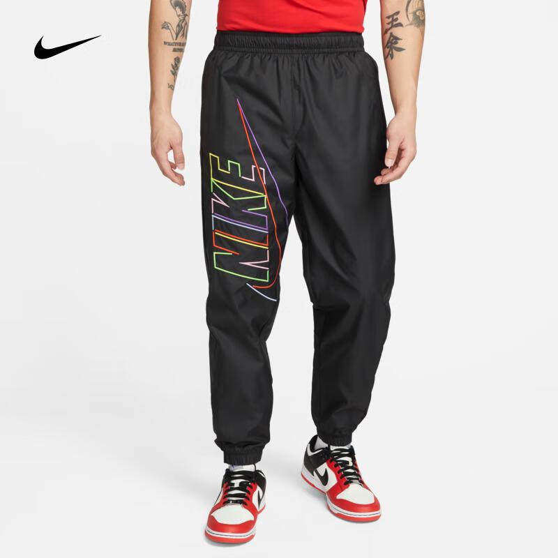 Nike耐克梭织速干长裤内衬网面男裤户外运动裤薄款休闲裤子DX0622