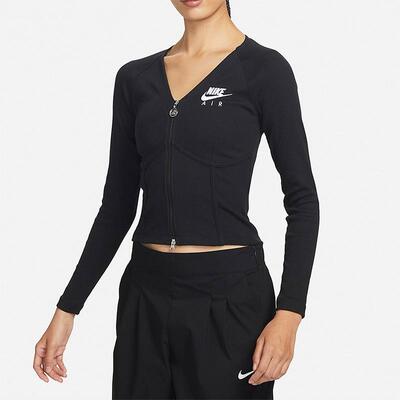 Nike/耐克 正品Sportswear 女子运动长袖拉链开襟上衣 FD2377-010